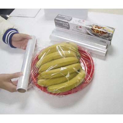 Food Service Wrap Plastic Film Jumbos Rolls Pvc Cling Film